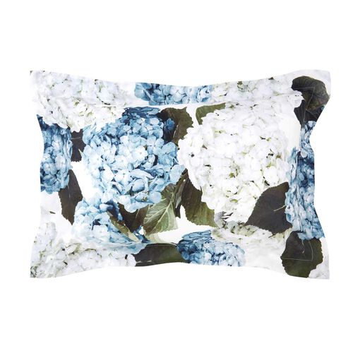 Wallace Cotton Beloved Hydrangea Oxford Pillowcase Set